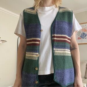Vintage knit vest